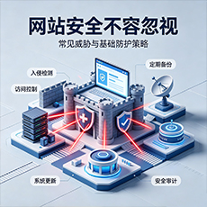 湖州建站-网站安全不容忽视：常见威胁与基础防护策略