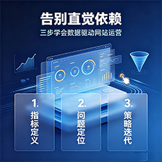 德清建站-告别直觉依赖：三步学会数据驱动网站运营