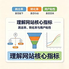 湖州建站-理解网站核心指标:跳出率、转化率与用户粘性